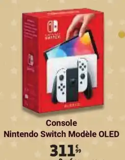 Auchan Console Nintendo Switch Modèle OLED offre