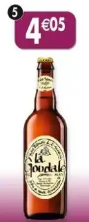 Maximo La goudale bière blonde de garde 7,2° offre
