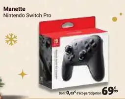 Auchan Manette Nintendo Switch Pro offre
