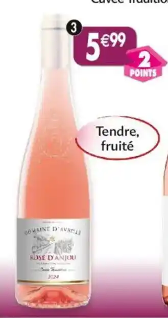 Maximo Rosé d'anjou 2024 domaine d'avrillé cuvée tradition offre