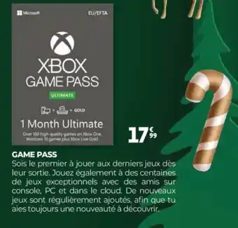 Auchan Game pass offre