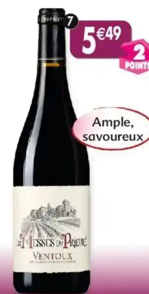 Maximo Ventoux 2024 les messes du prieuré offre