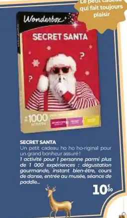 Auchan Secret santa offre