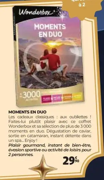 Auchan WONDERBOX Moments en duo offre