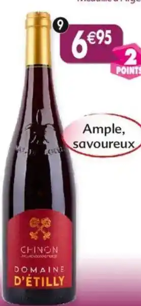 Maximo Chinon 2022 domaine d'etilly offre