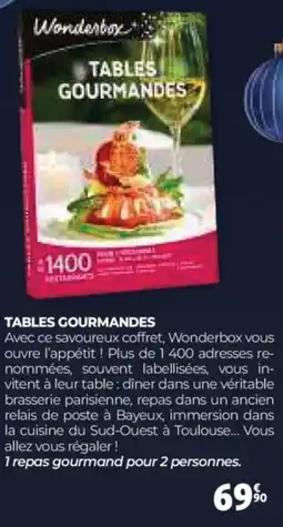 Auchan WONDERBOX Tables gourmandes offre