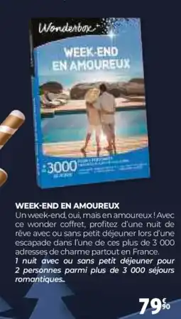 Auchan WONDERBOX Week-end en amoureux offre
