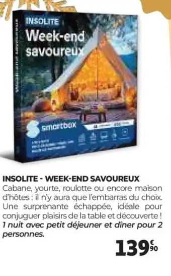 Auchan INSOLITE week-end savoureux offre