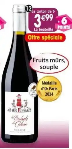 Maximo Le carton de 6 bouteilles offre