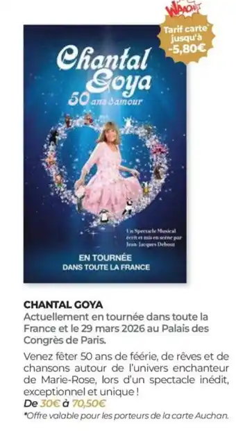 Auchan Chantal goya offre