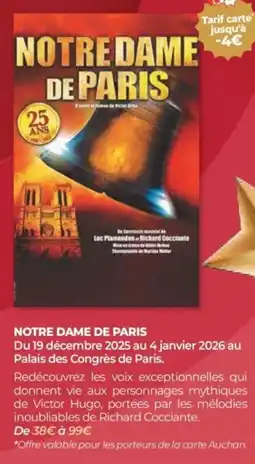 Auchan Notre dame de paris offre
