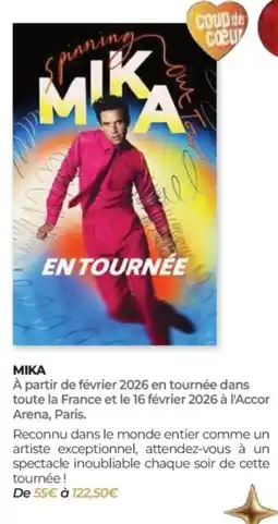 Auchan Mika en tournée offre