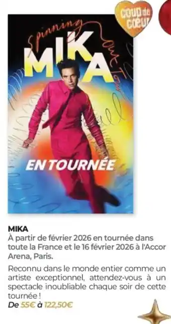 Auchan Mika en tournée offre