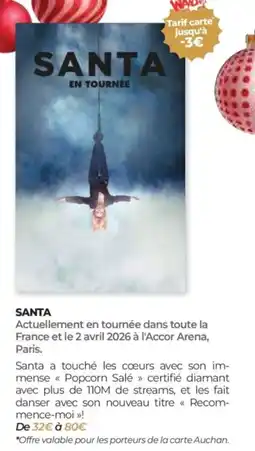 Auchan Santa en tournée offre