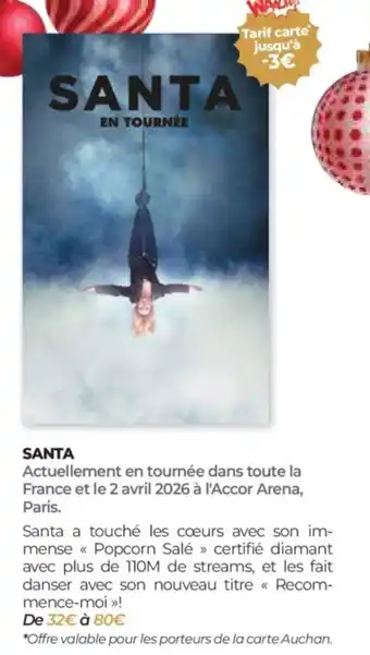 Auchan Santa en tournée offre