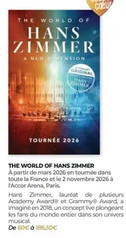 Auchan The world of hans zimmer offre