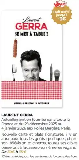 Auchan Laurent Gerra offre