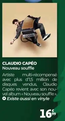 Auchan Claudio capéo nouveau souffle offre