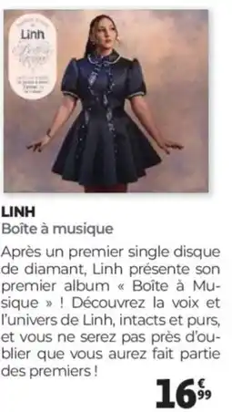 Auchan Linh boîte à musique offre