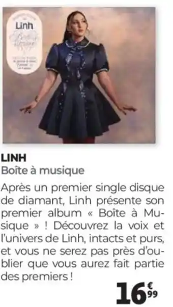 Auchan Linh boîte à musique offre