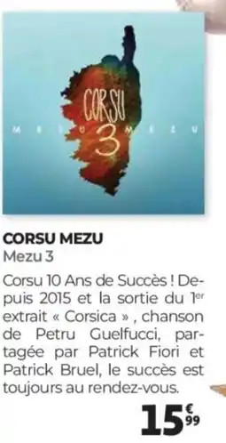 Auchan Corsu mezu mezu 3 offre