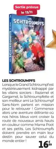 Auchan Les schtroumpfs offre