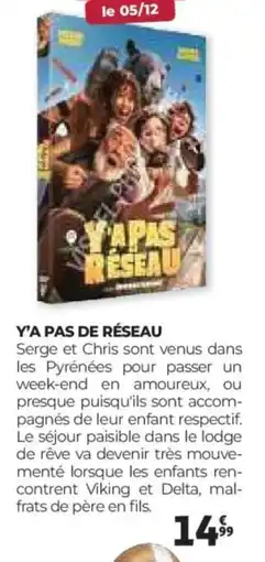 Auchan Y'a pas de réseau offre