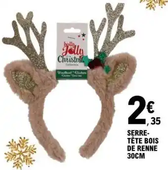 SERRE-TÊTE BOIS DE RENNE 30CM