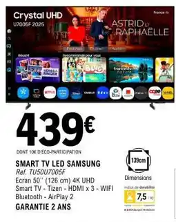 E.Leclerc SMART TV LED “SAMSUNG” offre