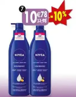 Maximo Lot de 2 lait corps nourrissant 72h nivea offre