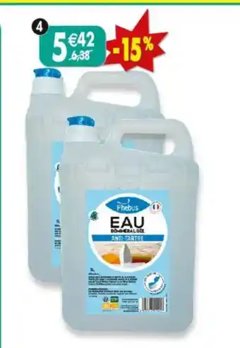 Maximo Lot de 2 bidons d'eau déminéralisée offre