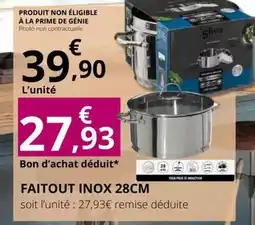 E.Leclerc Prime - faitout inox 28cm offre
