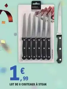 E.Leclerc Couteaux à steak offre