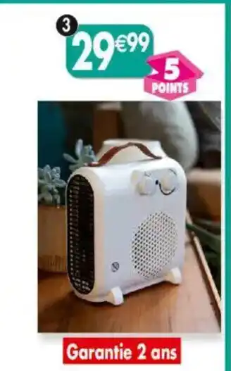 Maximo Chauffage soufflant livoo offre