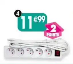 Maximo Bloc 5 prises avec câble de 1,5m offre