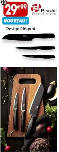 Maximo 3 couteaux de cuisine pradel excellence offre