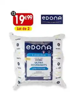 Maximo 2 oreillers Ultra respirants offre