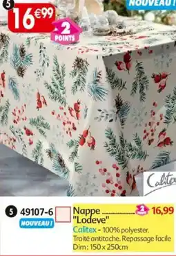 Maximo Nappe lodeve calitex offre