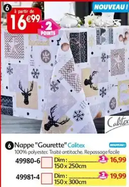 Maximo Nappe gourette calitex offre