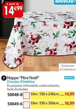Maximo Nappe père noël douceur d'intérieur offre