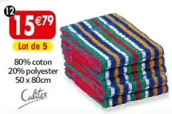 Maximo 5 torchons mineurs calitex offre