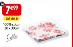Maximo 6 mouchoirs femme calitex offre