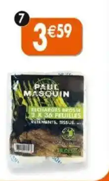 Maximo 2 recharges pour brosse adhésive paul masquin offre