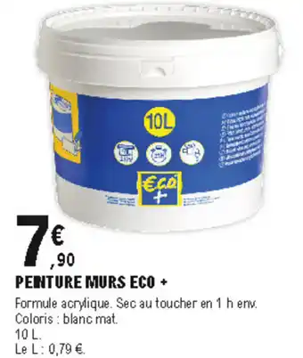 E.Leclerc Brico Peinture murs eco offre