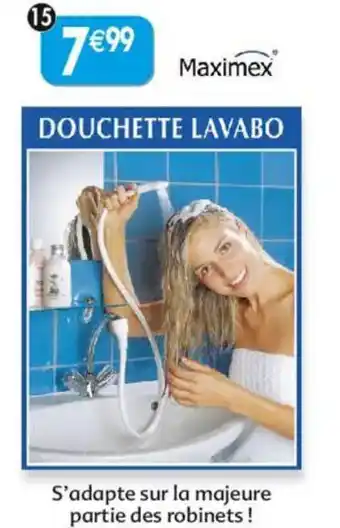 Maximo Douchette de lavabo en plastique maximex offre