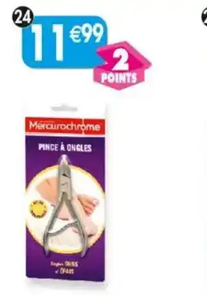 Maximo Pince à ongles mercurochrome offre