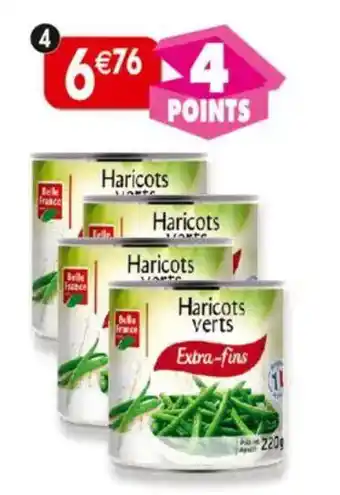 Maximo Lot de 4 boîtes 1/2 d'haricots verts extra-fins offre