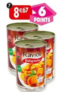 Maximo Lot de 3 boîtes 1/2 de ravioli bolognaise offre