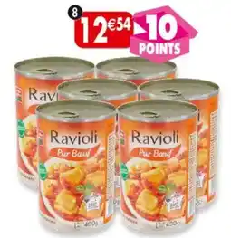 Maximo Lot de 6 boîtes 1/2 de ravioli pur bouf offre