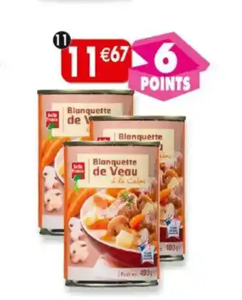 Maximo Lot de 3 boîtes 1/2 de blanquette de veau offre